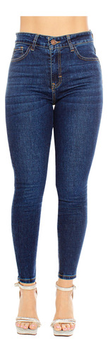 Pantalon Jeans Mezclilla Skinny Casual Mujer Colombiano Push