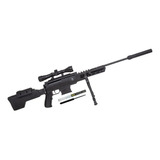 Carabina 5,5mm Luneta 4x32 Pressão Sniper Sag Black Ops