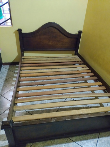 Cama Doble Madera Fina 