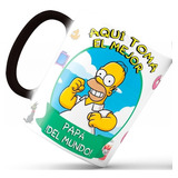 Mug Pocillo Mágico Los Simpson Papá
