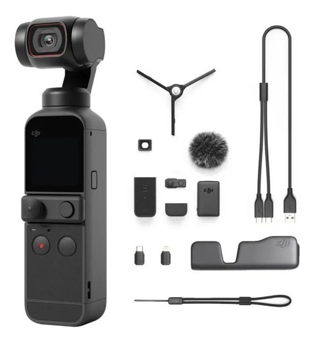 Câmera De Vídeo Dji Osmo Pocket 2 Combo Creator + Acessórios