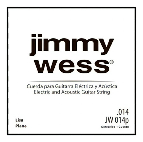 12 Cuerdas Guitarra Acustica O Electrica Jw-014p Jimmy Wes