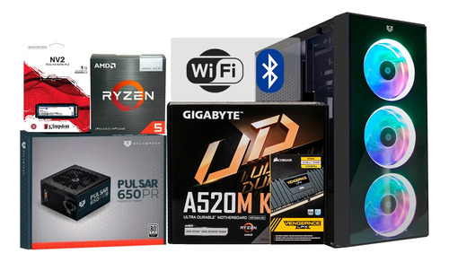 Pc Gamer Ryzen 5600g 32gb Ram 1tb Ssd Graficos Radeon 7 Msi