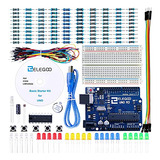 Kit Básico De Inicio Del Proyecto Elegoo Uno Con Tutorial Y