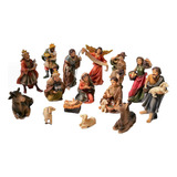 Set Pesebre Navideño Faithful Treasure, 15 Figuras De 4 PuLG