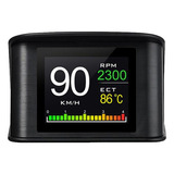 Pantalla De Coche Hud Obd2 P10 Computadora A Bordo Digital