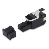 Conector Plug Belden Rvafpubk-s1 Rj45 10gx Cat 6a Negro