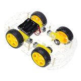 Chassi Duplo 4wd Robô - Kit Carro Robô 4wd Para Arduino