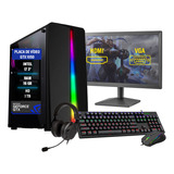 Pc Gamer Completo Bravus I7 Gtx 1050ti 16gb Hd 1tb Ssd 120gb