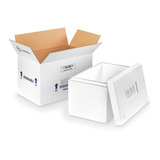 Kit De Cajas Con Espuma Aislante - 43x25x27cm