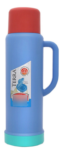 Termo Lumilagro Terra 1 Lts Vidrio Con Pico Vertedor