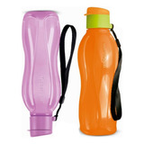 2 Eco Twist Tupperware Botella De Agua Con 500ml Cada Una 