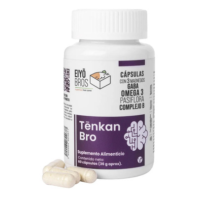 Eiyo Bros Tenkan Neurobienestar 60 Cápsulas Vegano Sabor Sin sabor | MercadoLibre