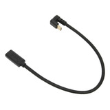 Cabo De Extensão Usb C De 0,3 M/0,98 Pés E 10 Gbps De Ângulo