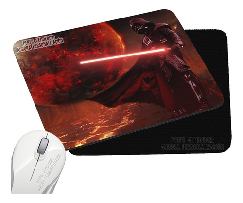 Pad Mouse Rectangular Star Wars Guerra De Las Galaxias 4