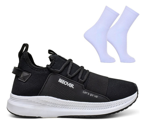 Combo Tenis Sport Original Para Caminhada Malhar + Meia Kit