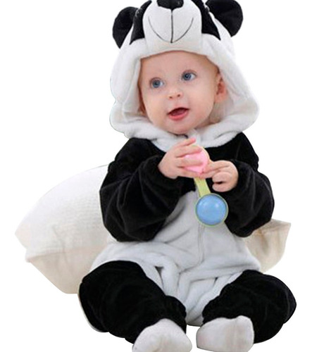 Mameluco Bebé Panda Pijama