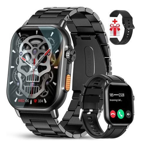 Reloj Inteligente Hombre Deportivo 2.02'' Llamada Bluetooth