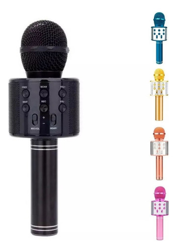 Micrófono Karaoke Bluetooth Inalámbrico+ Parlante + Completo