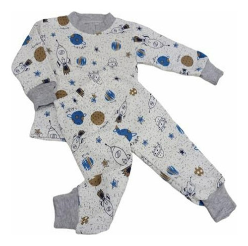 Pijama Conjunto Forro Polar Pantalon + Poleron Niños Juvenil