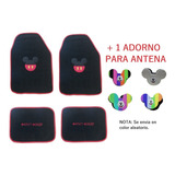 Kit 4 Tapetes Alfombra Mickey Mouse Vw Beetle Sport 2007