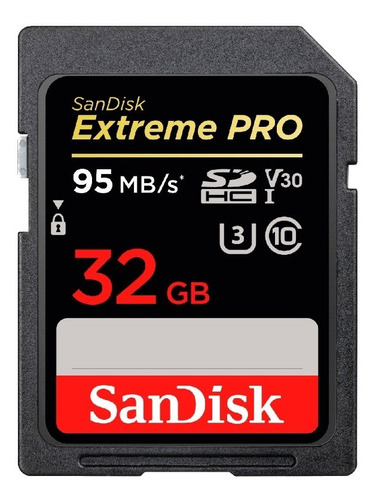 Memoria Sd Sandisk 32gb Extreme Pro U3 4k