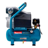 Compresor De Aire Eléctrico Portátil Makita Mac700 Monofásico De 2.6 Galones, 2 Hp, 120 V, Azul Turquesa