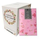 Liffly Paquete De 14 Bolsas Perfumadas Rosas Para Cajones Y