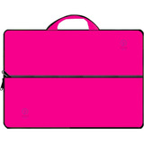 Funda Neoprene Notebook 13 14 15 17 Bolsillo Manijas Fucsia