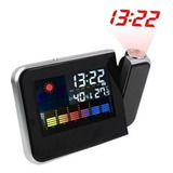 Relógio Digital De Mesa Com Projeção Despertador Temperatura