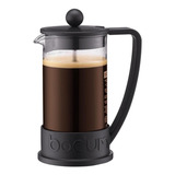 Cafetera Bodum New Brazil 8 Pocillos Original Embolo Negra