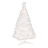 Arvore De Natal Pinheiro Pequena Branca Neve 90cm - Luxo