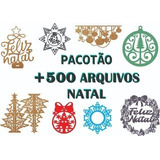 + 500 Vetores Natal Para Corte Cnc, Laser, Etc