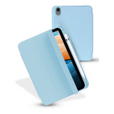 Funda Teknet Case Silicon Para iPad Mini 6 Porta Pencil 