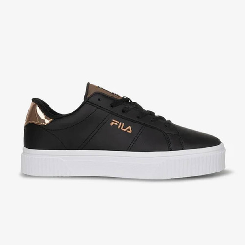 Tenis Para Mujer Fila Panache Color Negro/oro - Adulto 8.5 Us