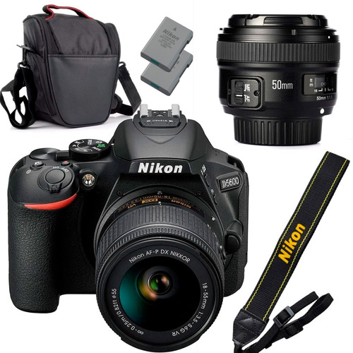 Camara Nikon D5600 Dslr Color  Negro (kit)