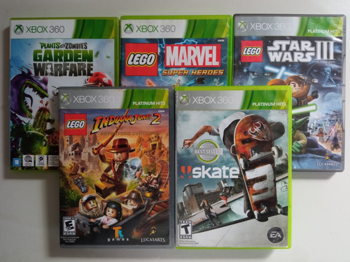 Lote Jogos Xbox 360 Originais Físico Usado Combo Jogos