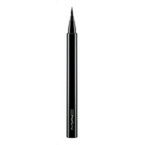 Delineador De Ojos Maquillaje Mac Brushstroke 24-hour Liner Color Brushblack