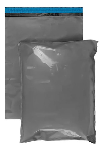 Envelope Plástico Cinza Correio Segurança Lacre 15x20 1000un