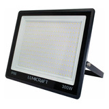 Reflector 300w Ip66 Negro Luz Fría 6500k 110v~265v Exterior