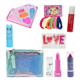 Kit Maquiagem Infantil Discoteen Batom C/ Necessaire Brinde