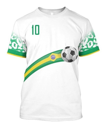 Camiseta Camisa Brasil Copa 2022 Hexa Seleção Brasil Md2