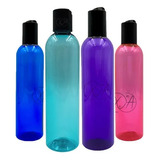 Envases Plasticos 250 Ml Colores Tapa Disco Cremas Gel X 15