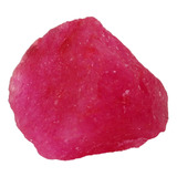 Rubí Rojo Natural 21.5 Ct. Certificado Perfecto Crudo Piedra