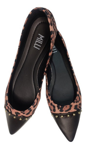 Sapatilha Animal Print Forma Grande