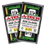 A-tech Memoria Ram 8gb (2 X 4gb) Ddr2 800mhz (pc2-6400) 1.8v