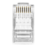 Conector Rj45 Cat6 Intelbras Conex 1000 Pacote Com 50 Un