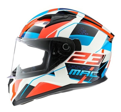 Casco Moto Integral Mac Dash Speed Cuota En Devotobikes