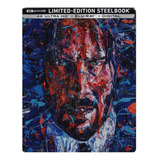 John Wick 3 Tres Steelbook Pelicula 4k Ultra Hd + Blu-ray
