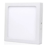 Pack 10 Focos Panel Plafón Led 18w Sobrepuesto Cuadrado 